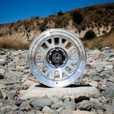 ICON Anza 17x8.5 5x150 25mm Offset 5.75in BS Silver Machined Wheel - 8217855557SM