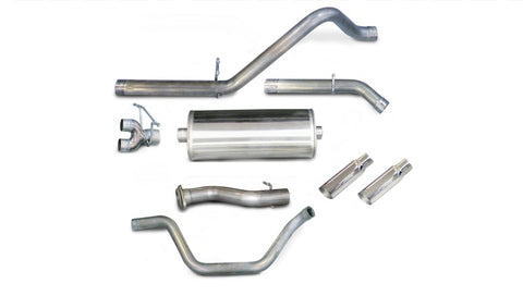Corsa 2007-2008  Chevrolet Silverado Crew Cab/Short Bed 1500 5.3L V8 Polished Sport Cat-Back Exhaust - 24199
