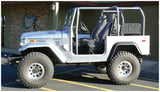 Bushwacker 65-84 Toyota Land Cruiser Cutout Style Flares 2pc - Black - 30002-07