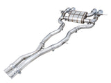 AWE Tuning SwitchPath Cat-Back Exhaust for BMW G8X M3/M4 - Chrome Silver Tips - 3025-43480