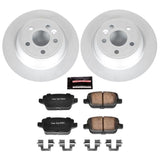 Power Stop 07-11 Volvo S80 Rear Z23 Evolution Sport Coated Brake Kit - CRK5341