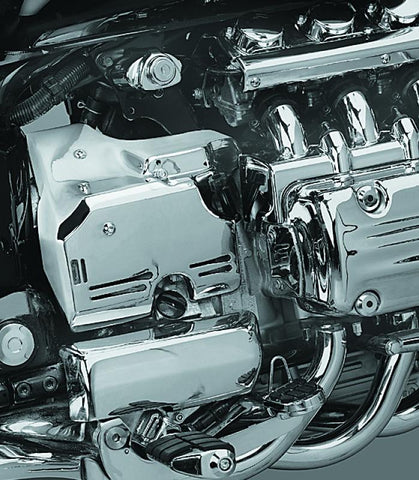 Kuryakyn Transmission Side Cover Set 97-04 Honda Valkyrie Chrome - 7710