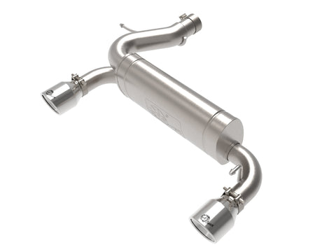 aFe Vulcan 3in 304 SS Axle-Back Exhaust 2021 Ford Bronco L4-2.3L (t)/V6-2.7L (tt) w/ Polished Tips - 49-33137-P