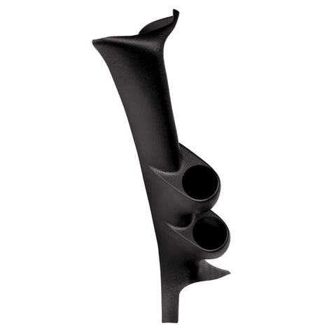 Autometer 99-07 Ford Super Duty / 99-05 Excursion Black Dual 52mm Pillar Pod - 17306