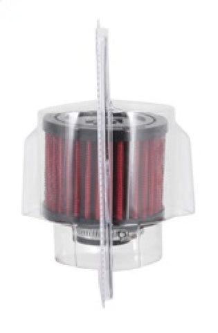 K&N 1 inch ID 3 inch OD 2.375 inch H Rubber Base Crankcase Vent Filter - 62-1410
