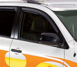 AVS 08-18 Toyota Sequoia Ventvisor In-Channel Front & Rear Window Deflectors 4pc - Smoke - 194069