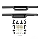 Westin 18-20 Jeep Wrangler JL 2DR HDX Drop Nerf Step Bars - Textured Black - 56-14055