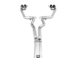 AWE Tuning 2018+ Ford Mustang GT (S550) Cat-Back Exhaust - Track Edition (Quad Diamond Black Tips) - 3020-43072
