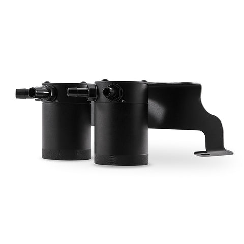 Mishimoto 2016+ Chevrolet Camaro 2.0T Baffled Oil Catch Can Kit - Black - MMBCC-CAM4-16SBE