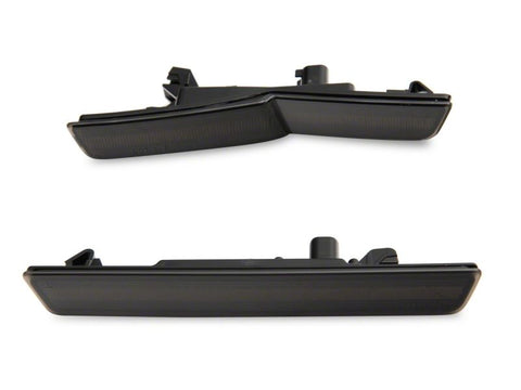 Raxiom 18-23 Dodge Challenger Widebody Axial Series LED Side Marker Lights Front and Rear- Smoked - CH15223