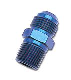 Russell Performance -6 AN to 3/8in NPT Straight Flare to Pipe (Blue) - 660460