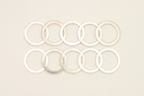 DeatschWerks -8 AN Aluminum Crush Washer (Pack of 10) - 6-02-0303