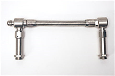 Russell Performance -8 AN to -8 AN ProFlex Holley 4150 Dual Inlet Carb Kit (Endura) - 641151