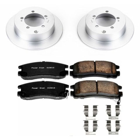 Power Stop 95-05 Chrysler Sebring Rear Z17 Evolution Geomet Coated Brake Kit - CRK1203