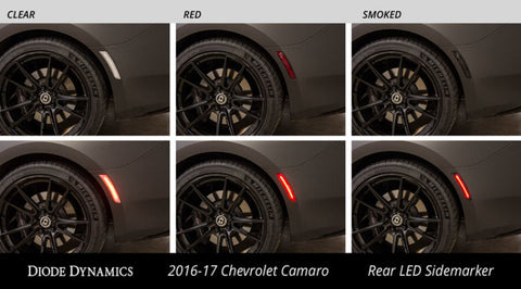 Diode Dynamics 16-21 Chevrolet Camaro LED Sidemarkers Smoked (set) - DD5063