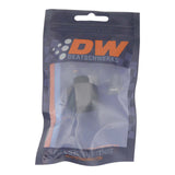 DeatschWerks 6AN ORB Male to M18 X 1.5 Metric Female (Incl O-Ring) - Anodized Matte Black - 6-02-0605-B