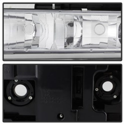 xTune Chevy Suburban 94-98 Headlights w/ Corner & Parking Lights 8pcs Chrome HD-JH-CCK88-AM-C-SET - 5069535