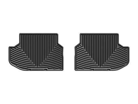 WeatherTech 2014+ BMW M5 Rear Rubber Mats - Black - W331