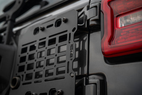 DV8 Offroad 2018-2025 Jeep Wrangler JL Tailgate Reinforcement Molle Panel - TCJL-04