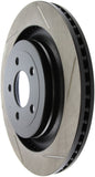 StopTech 2015 Ford Mustang GT w/ Brembo Brakes Left Rear Slotted Brake Rotor - 126.61109SL