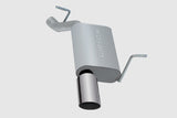 Gibson 11-12 Jeep Grand Cherokee Laredo 3.6L 2.5in Axle-Back Single Exhaust - Stainless - 617408