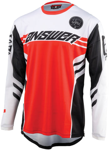 Answer 25 Arkon Nitrus Jersey Red/Black/White Youth - Small - 442603