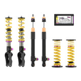 KW Coilover Kit V4 2021+ Porsche Taycan (Y1A) Sedan 2WD (Without Air Suspension) - 3A771095