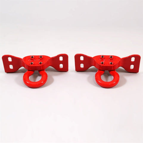 Ford Racing 17-22 Super Duty Tow Hooks - Red (Pair) - M-18954-SDR