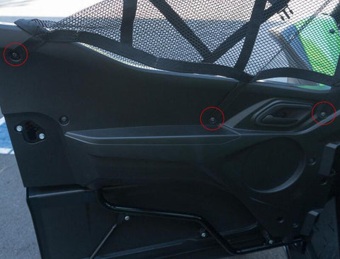 PRP Kawasaki KRX Mesh Window Net Set - W35