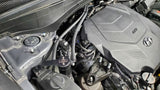 J&amp;L 20-24 Hyundai Palisade / Kia Telluride 3.8L Oil Separator 3.0 Passenger Side - Black Anodize - 3114P-B