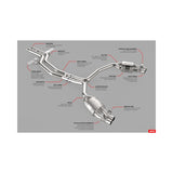 APR 14-18 Audi RS6/RS7 (C7) Catback Exhaust System - CBK0010