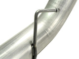 aFe MACHForce XP 5in DPF-Back Stainless Steel Exh Sys, polished tip,Ford Diesel Trucks 08-10 V8-6.4L - 49-43054-P