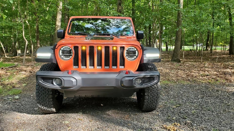 Oracle Pre-Runner Style LED Grille Kit for Jeep Wrangler JL - Amber - 5870-005
