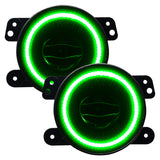Oracle Jeep Wrangler JK/JL/JT High Performance W LED Fog Lights - ColorSHIFT - Dynamic - 5846-332