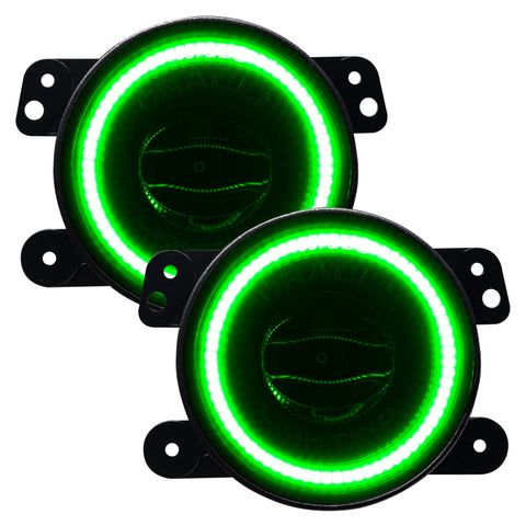 Oracle Jeep Wrangler JK/JL/JT High Performance W LED Fog Lights - ColorSHIFT - Dynamic - 5846-332