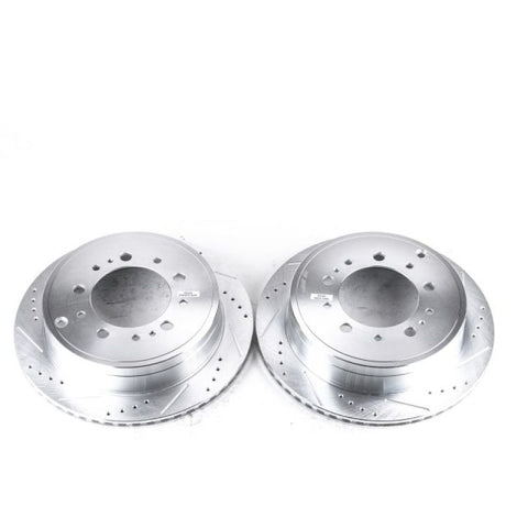 Power Stop 08-11 Lexus LX570 Rear Evolution Drilled & Slotted Rotors - Pair - JBR1355XPR