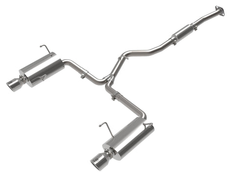 aFe Subaru Forester XT 14-18 H4-2.5L Takeda 2-1/2in to 2-1/4in 304 SS Cat-Back- Polished Tip - 49-36804-P