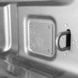 BuiltRight Industries 2020 Jeep Gladiator Bed Plug Plate Cover (Alum) - Silver - 110015
