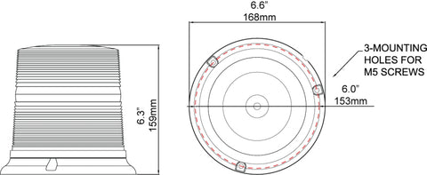 Hella StrobeType Beacon 2Rl - H27111011
