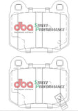 DBA 03-06 EVO / 04-09 STi / 03-07 350Z Track Edition/G35 w/ Brembo SP500 Rear Brake Pads - DB1521SP