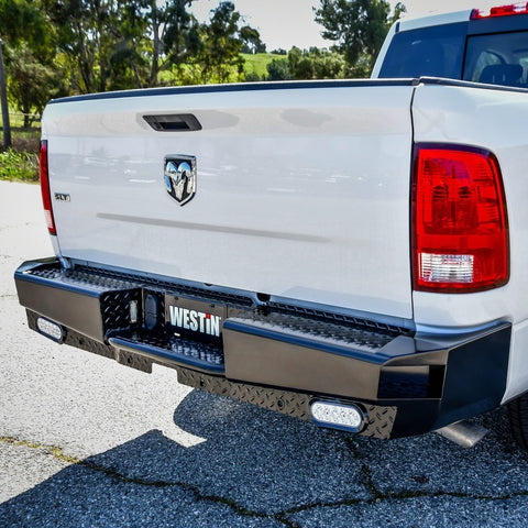 Westin 09-18 Ram 1500 HDX Bandit Rear Bumper - Black - 58-341175