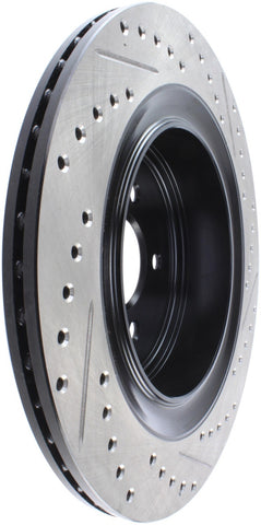 StopTech 09 Infiniti FX50 SportStop Slotted & Drilled Rear Right Rotor - 127.42105R