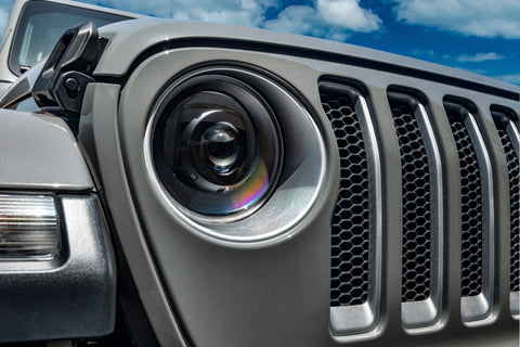Oracle Oculus Bi-LED Projector Headlights for Jeep JL/Gladiator JT - Matte Blk - 5500K - 5839-504