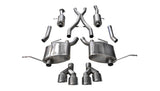 Corsa 2014-2021 Jeep Grand Cherokee Summit Edition Polished 2.5in Dual Rear Exit Cat-Back Exhaust - 14992