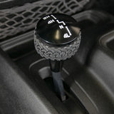 DV8 Offroad 2007-2018 Jeep JK 4WD Shift Knob Black Finish - D-JP-180011-BK