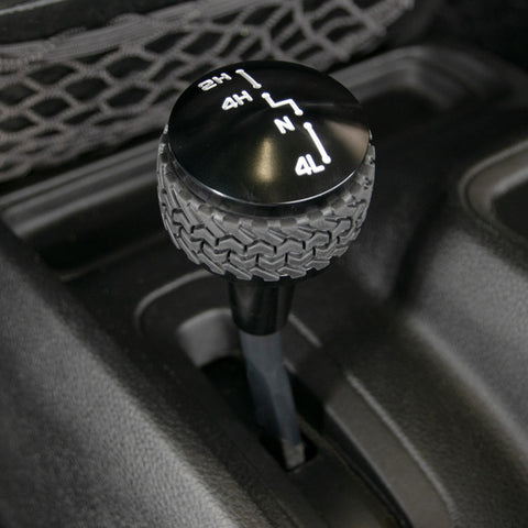 DV8 Offroad 2007-2018 Jeep JK 4WD Shift Knob Black Finish - D-JP-180011-BK