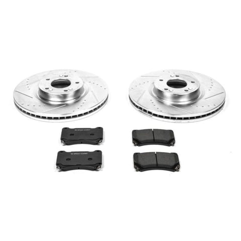 Power Stop 09-14 Hyundai Genesis Front Z23 Evolution Sport Brake Kit - K5843