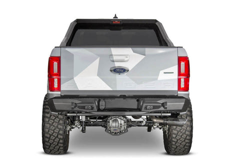 Addictive Desert Designs 2019 Ford Ranger Stealth Fighter Rear Bumper w/ Backup Sensor Holes - R221231280103
