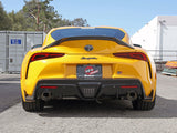 aFe POWER Takeda 2021 Toyota Supra 2.0L (t) 2.5in-3in 304 SS CB Exhaust w/ Carbon Tips - 49-36050-C