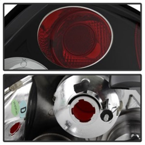Spyder Hyundai Tiburon 03-05 Euro Style Tail Lights Black ALT-YD-HYT03-BK - 5005434